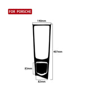 Adesivo decorativo per pannello multimediale centrale con guida a destra per Porsche Panamera 2010-2016, For Panamera 2010-2016, Multimedia Panel, Right Drive