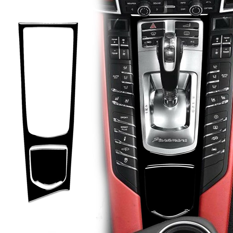 Adesivo decorativo per pannello multimediale centrale con guida a sinistra per Porsche Panamera 2010-2016, For Panamera 2010-2016, Multimedia Panel, Left Drive