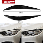 Coppia adesivi decorativi morbidi per sopracciglia lampada auto per BMW Serie 4 F32/F33/F36 2012-2017, M3 F80 e M4 F82/F83 2014-2016, For BMW 4 Series F32/F33/F36 2012-2017, M3 F80 & M4 F82/F83 2014-2016