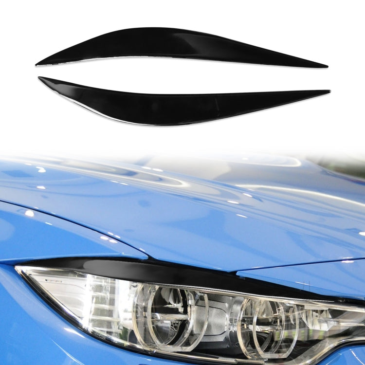 Coppia adesivi decorativi morbidi per sopracciglia lampada auto per BMW Serie 4 F32/F33/F36 2012-2017, M3 F80 e M4 F82/F83 2014-2016, For BMW 4 Series F32/F33/F36 2012-2017, M3 F80 & M4 F82/F83 2014-2016