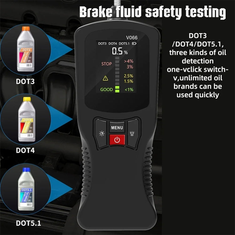 V066 Penna di rilevamento del liquido dei freni per auto Tester di umidità, V066