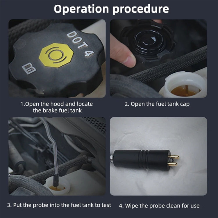 V066 Penna di rilevamento del liquido dei freni per auto Tester di umidità, V066