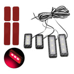 Luce decorativa per porta con luce ambientale a LED 4 in 1 per auto