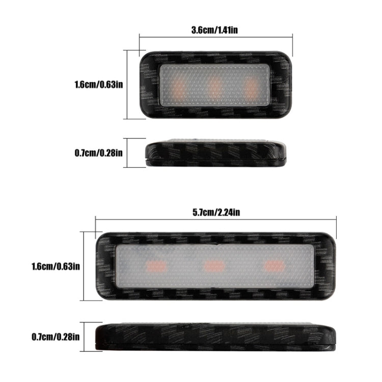 Luce decorativa per porta con luce ambientale a LED 4 in 1 per auto
