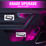 Luce decorativa per porta con luce ambientale a LED 4 in 1 per auto