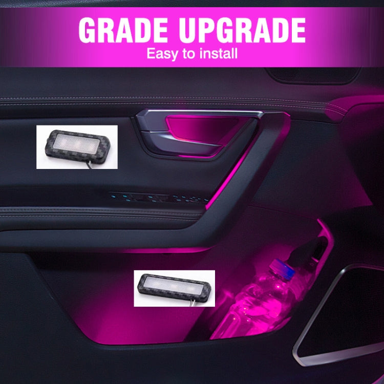 Luce decorativa per porta con luce ambientale a LED 4 in 1 per auto