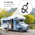 Gancio per asta per tettoia per auto con gancio per tendalino laterale per camper