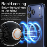 Ventilatore magnetico 4 in 1 per auto con supporto telefono