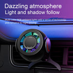 Ventilatore magnetico 4 in 1 per auto con supporto telefono