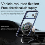 Ventilatore magnetico 4 in 1 per auto con supporto telefono
