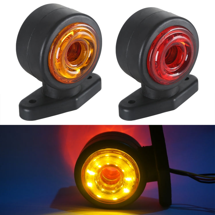 2 pezzi per auto/camion 12-30 V 20 LED rosso giallo indicatore laterale lampadina, MK-180