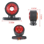 2 pezzi per auto/camion 12-30 V 20 LED rosso giallo indicatore laterale lampadina, MK-180