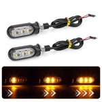 Mini indicatore di direzione dell'acqua per moto 2 pezzi 12 V 3 LED, 3LEDs (Black), 3LEDs (Transparent), 3LEDs (Yellow)