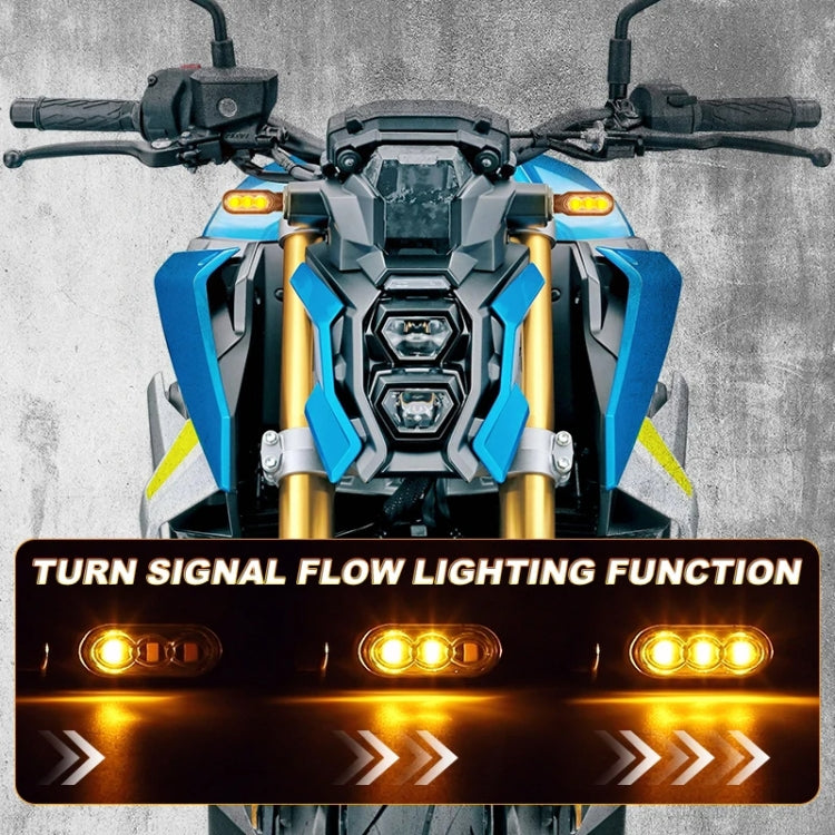Mini indicatore di direzione dell'acqua per moto 2 pezzi 12 V 3 LED, 3LEDs (Black), 3LEDs (Transparent), 3LEDs (Yellow)