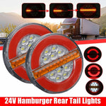 Fanale posteriore per acqua corrente a LED per camion da 4 pollici 24V, 24V