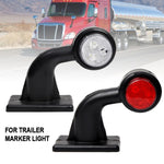 2 pezzi auto/camion 12-30V LED rosso bianco indicatori di direzione laterali lampadina lampada, X4-MK-135