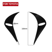 Coppia adesivi decorativi morbidi per sopracciglia per lampada posteriore per auto per Toyota GT86 2013-2020, For Toyota GT86 2013-2020 Rear