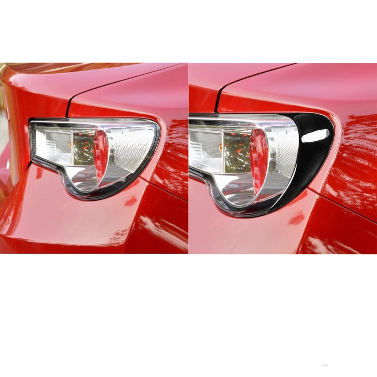 Coppia adesivi decorativi morbidi per sopracciglia per lampada posteriore per auto per Toyota GT86 2013-2020, For Toyota GT86 2013-2020 Rear