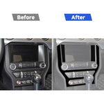 Per Ford Mustang 2015-2020 Adesivo decorativo per pannello di controllo centrale dell'auto, guida a destra e a sinistra universale, Central Control Panel