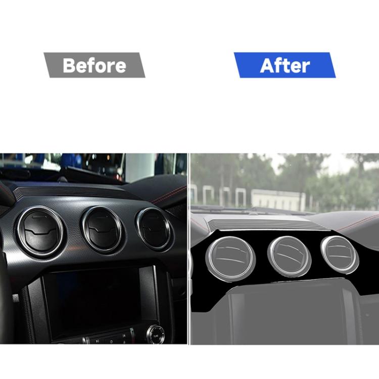 Adesivo decorativo per set pannelli cruscotto Ford Mustang 2015-2020, guida a sinistra, Dashboard Panel Set, Left Drive