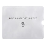 Protettore per libretto di passaporto con custodia antifurto RFID in foglio di alluminio da 20 pezzi, dimensioni: 13,5 * 10,5 cm, Airplane Pattern 100pcs