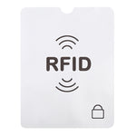 Protettore per libretto di passaporto con custodia antifurto RFID in foglio di alluminio da 20 pezzi, dimensioni: 13,5 * 10,5 cm, RFID 100pcs