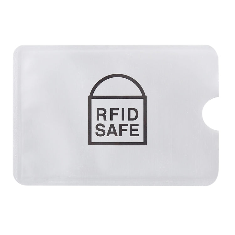 Protezione per carte con custodia antifurto RFID in foglio di alluminio da 20 pezzi, dimensioni: 9,1 * 6,3 cm, RFID SAFE 100pcs