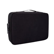 ZJ02 Borsa per laptop multistrato per custodia di documenti in poliestere impermeabile per laptop di tutte le dimensioni, con blocco password