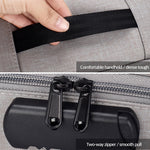 ZJ02 Borsa per laptop multistrato per custodia di documenti in poliestere impermeabile per laptop di tutte le dimensioni, con blocco password
