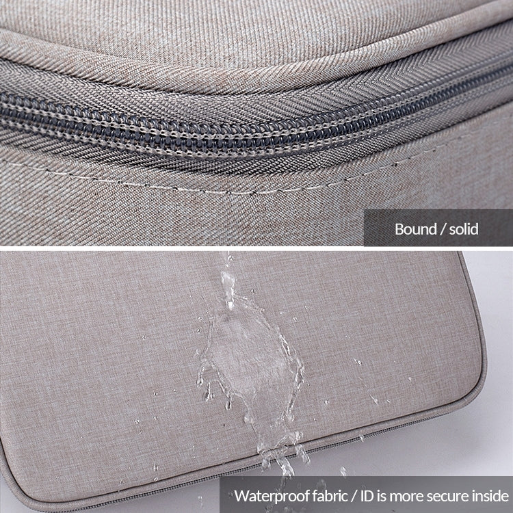 ZJ02 Borsa per laptop multistrato per custodia di documenti in poliestere impermeabile per laptop di tutte le dimensioni, con blocco password