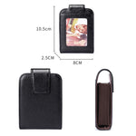 Portafoglio verticale RFID in pelle con 13 slot carte