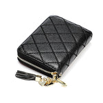 Custodia portafoglio in pelle con RFID e 24 slot carte
