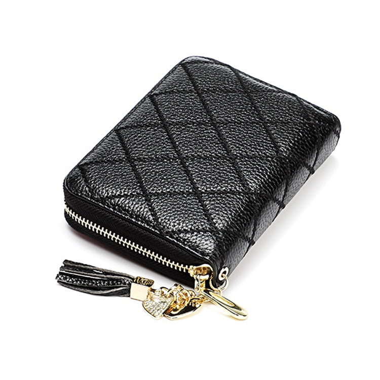 Custodia portafoglio in pelle con RFID e 24 slot carte