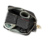 Custodia portafoglio in pelle con RFID e 24 slot carte