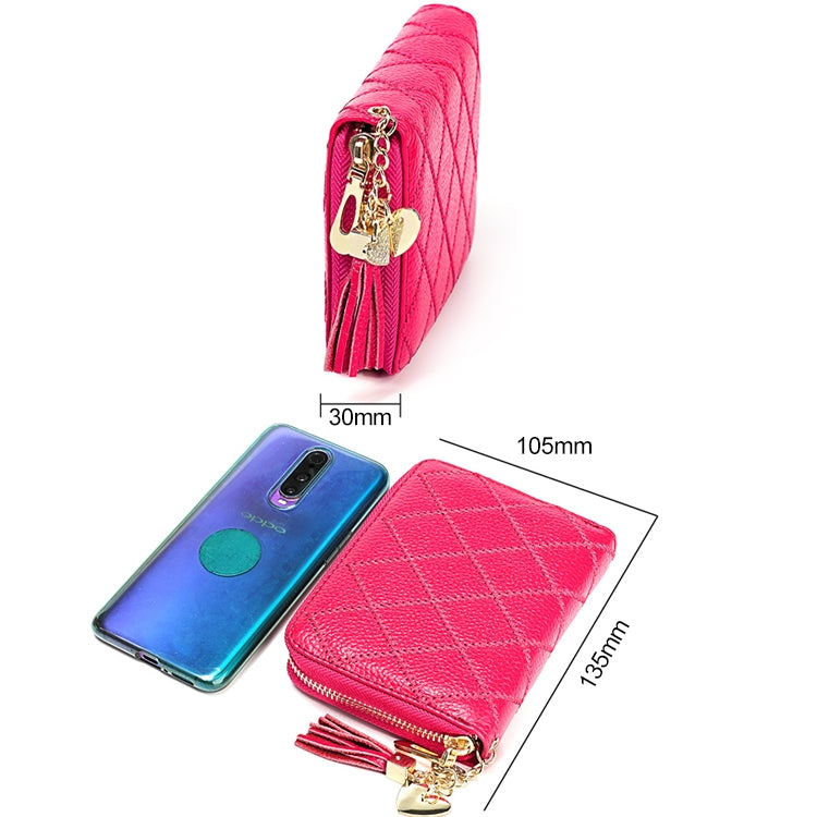 Custodia portafoglio in pelle con RFID e 24 slot carte
