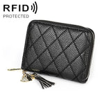 Custodia portafoglio in pelle con RFID e 24 slot carte