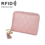 Custodia portafoglio in pelle con RFID e 24 slot carte