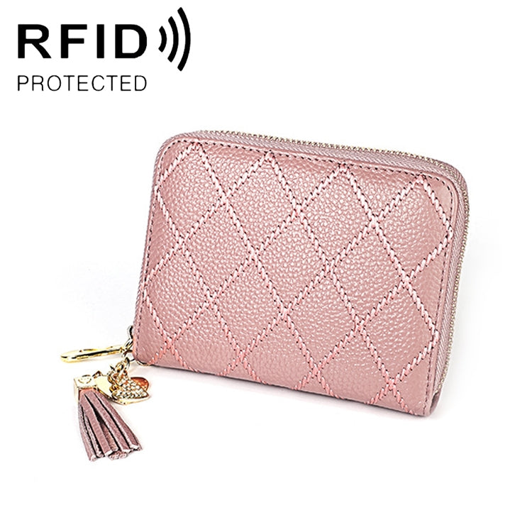 Custodia portafoglio in pelle con RFID e 24 slot carte