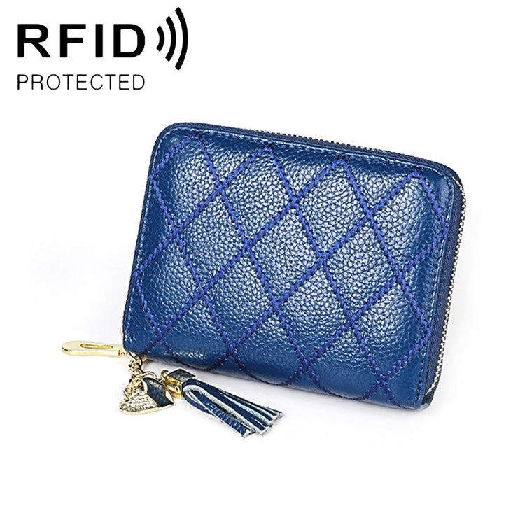 Custodia portafoglio in pelle con RFID e 24 slot carte