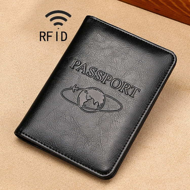 Porta passaporto in pelle RFID multifunzionale 15x11 cm