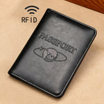 TP-8296 Porta passaporto da viaggio in pelle RFID multifunzionale