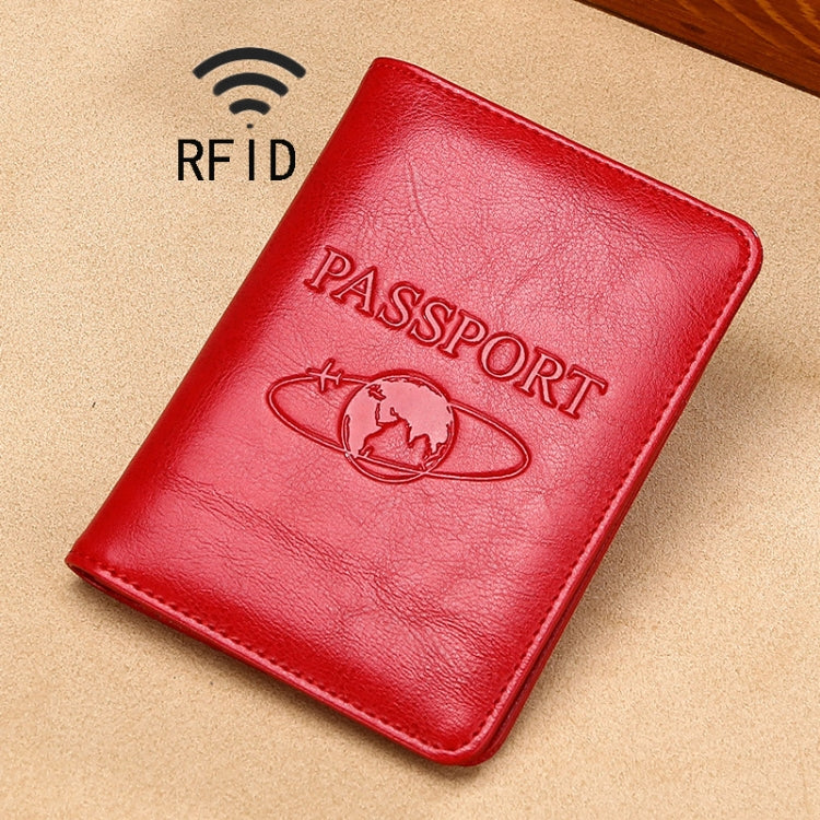 TP-8296 Porta passaporto da viaggio in pelle RFID multifunzionale
