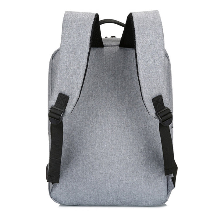 POFOKO Zaino business casual in tessuto Oxford impermeabile di grande capacità con design di ricarica USB esterna per laptop da 15,6 pollici