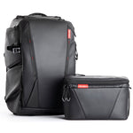 PGYTECH P-CB-020 Zaino a doppia spalla da esterno antiurto impermeabile 2 in 1 + Borsa a tracolla singola, P-CB-020