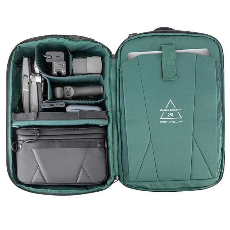 PGYTECH P-CB-020 Zaino a doppia spalla da esterno antiurto impermeabile 2 in 1 + Borsa a tracolla singola, P-CB-020