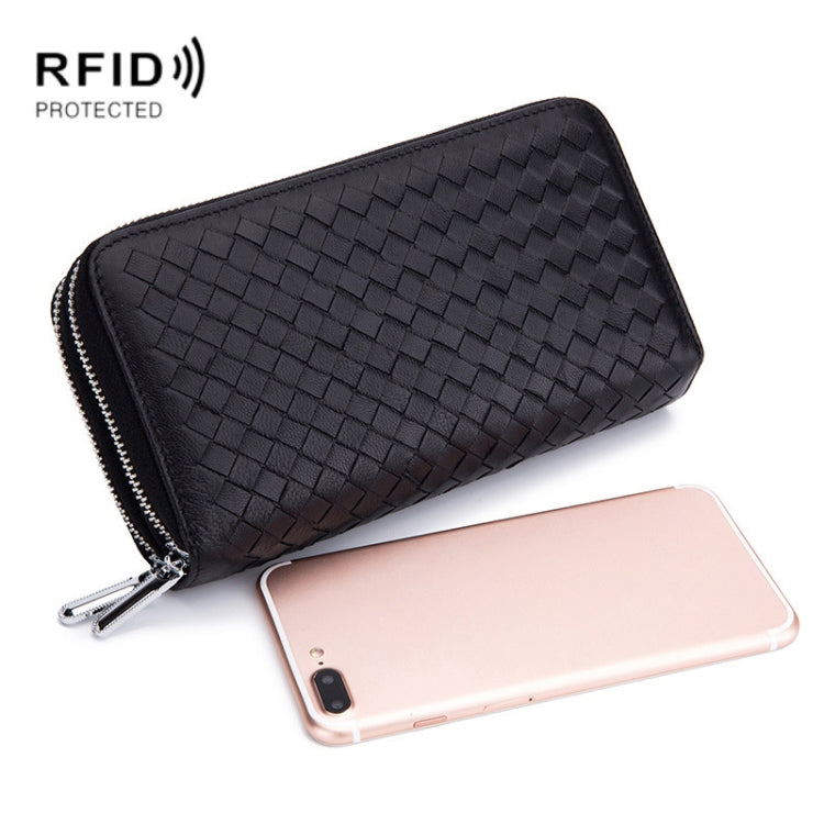 Borsa portafoglio antifurto RFID in pelle di pecora
