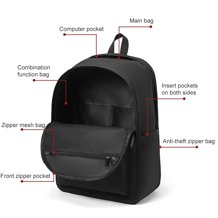 cxs-8106 Zaino multifunzionale per borsa per laptop Oxford