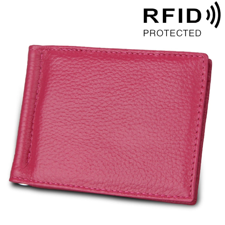 Porta carte di credito in pelle con blocco RFID 6 slot