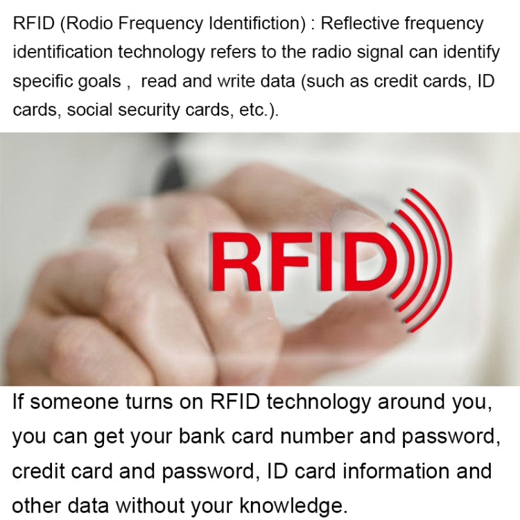 Porta carte in pelle con blocco RFID 3 pieghe 13x10.5x4 cm