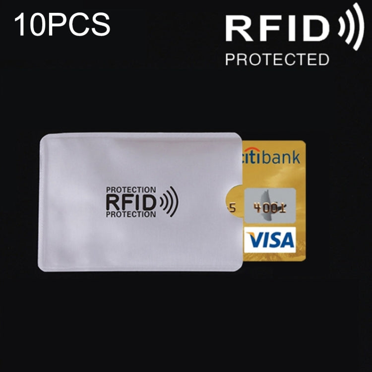 Custodia blocco RFID in alluminio per carte di credito 9,3x6,5 cm